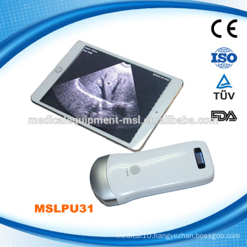 MSLPU31A 2016 newest Wireless array probe ultrasound scanner , wireless linear probe, working with iphone/ipad